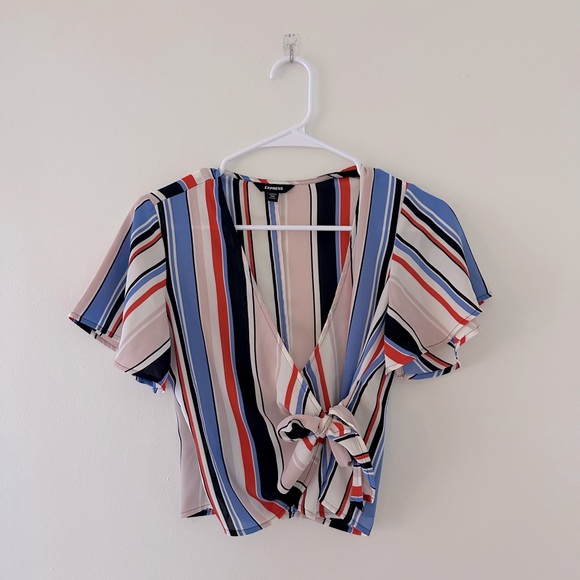 Express Wrap Blouse Size XXS - Picture 1 of 4